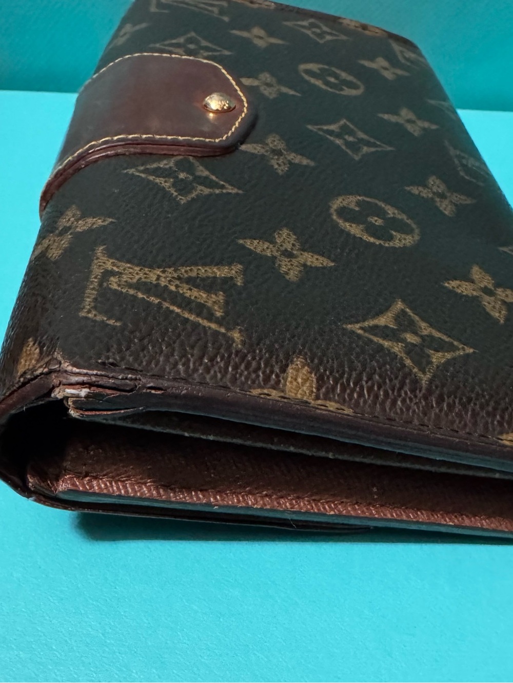 Louis Vuitton Monogram Canvas Wallet Clutch in Brown - Picture 3 of 16